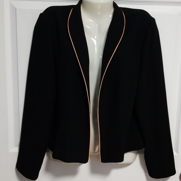 Danny & Nicole Jackets & Blazers - Black Jacket by Danny & Nicole with Gold Accent